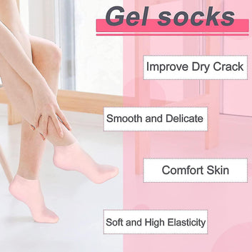 Moisturizing Foot Mask Exfoliating Silicone Socks Beach Protective Socks