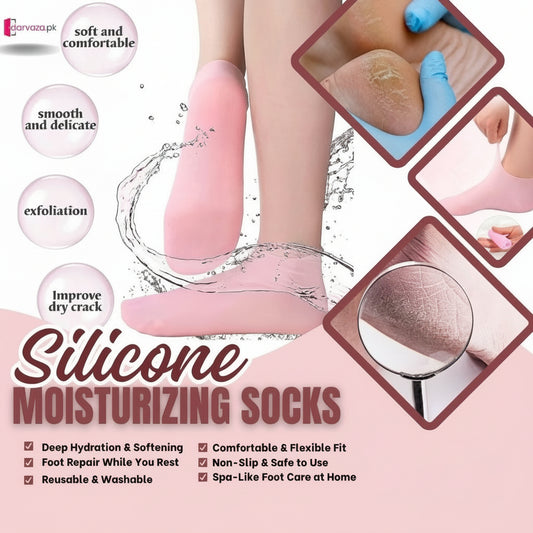 Moisturizing Foot Mask Exfoliating Silicone Socks Beach Protective Socks