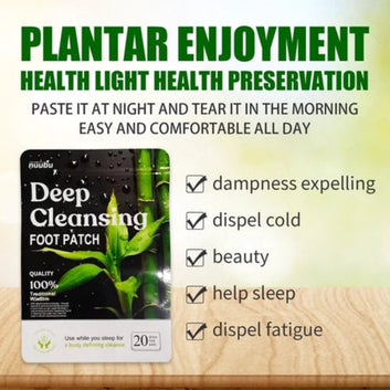 Deep Cleansing Foot Pads for Better Sleep & Foot Care | Organic Feet Pads with Ginger Powder (30 Pc)